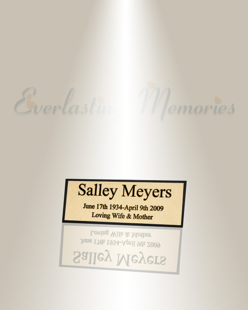 Small Crater Engraved Plate