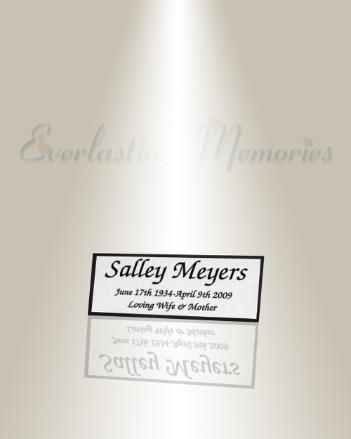 Small Gemini Engraved Plate