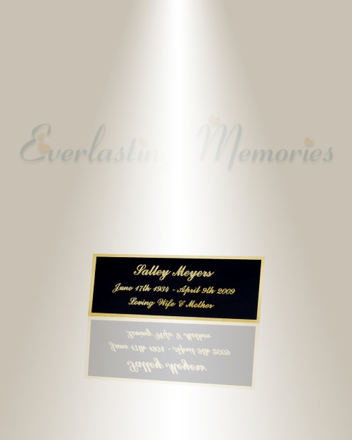 Small Pisces Engraved Plate