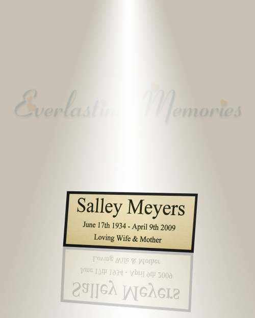 Medium Crater Engraved Plate