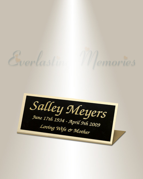 Lynx Easel Engraved Plate