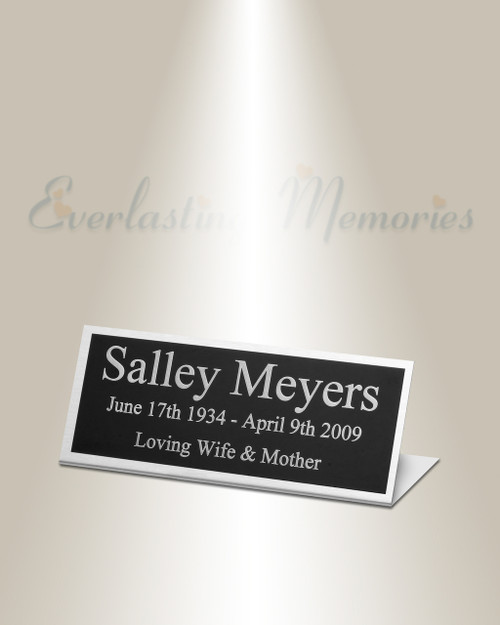 Hercules Easel Engraved Plate