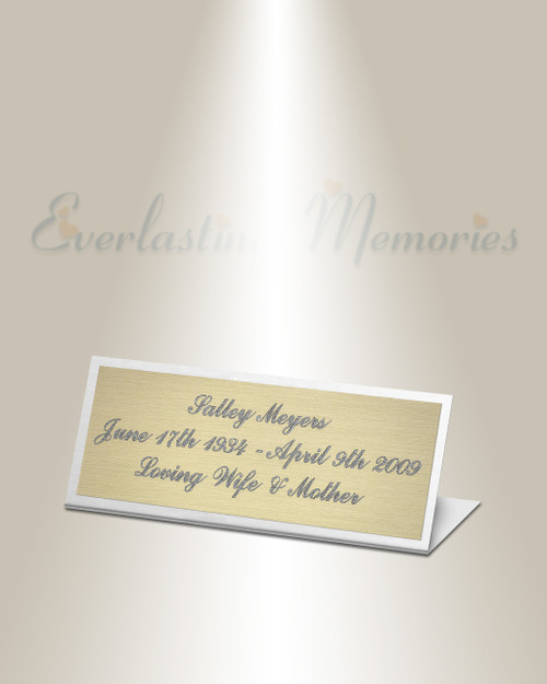 Tucana Easel Engraved Plate