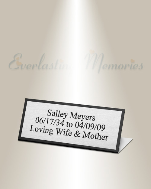 Libra Easel Engraved Plate