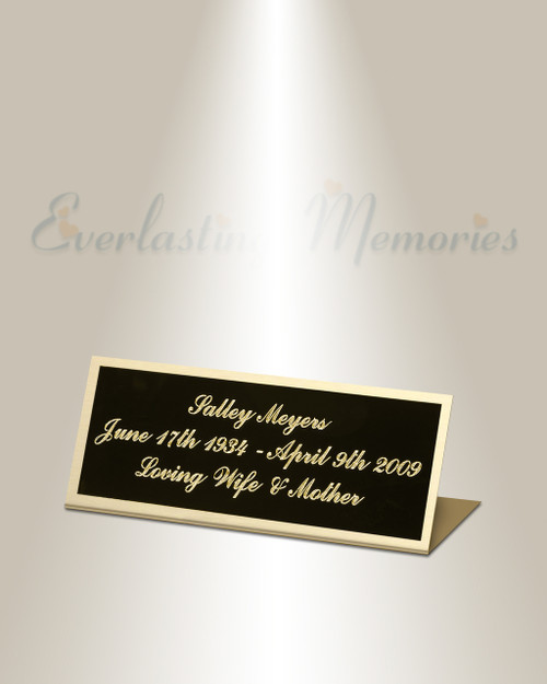 Volans Easel Engraved Plate