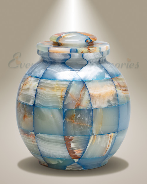 Summer Sky Stone Cremation Urn
