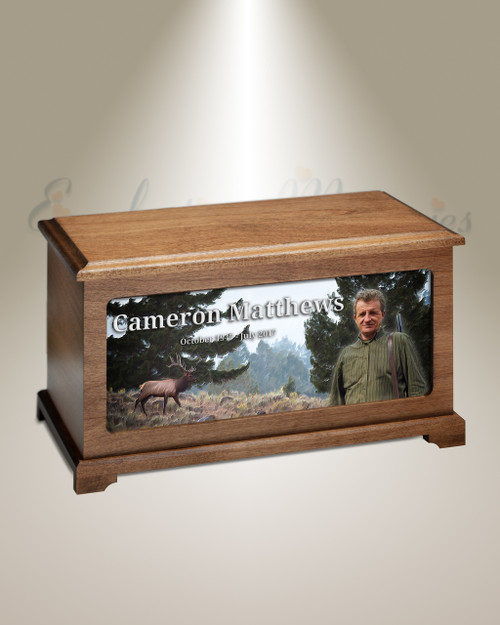 Forest Elk Picture Urn For Ashes