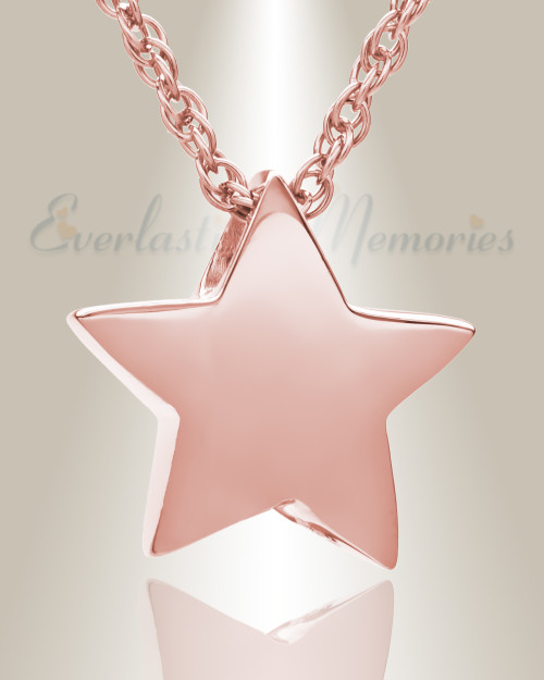 Get 14K Rose Gold Cremation Jewelry 