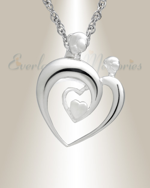 White gold memory pendant Clearance