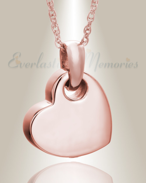 Separate Double Chamber Heart Pendant Cremation Jewelry — Afterlife  Essentials