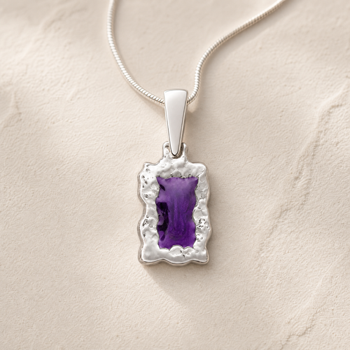 Silver Mirrored Memoirs Ash Resin Jewelry