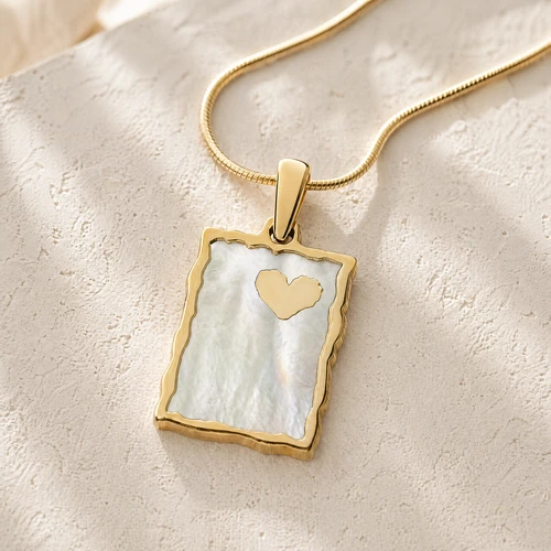 Adored Rectangle Gold Plated Ash Resin Jewelry