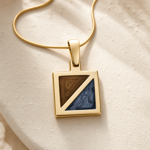 Gold Olivine Ash Resin Jewelry