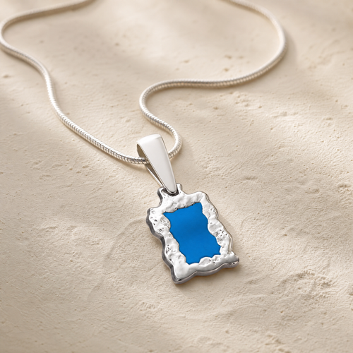 Silver Barslope Ash Resin Jewelry