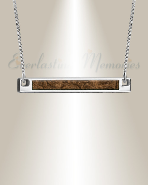 Silver Carob Barred Ash Resin Jewelry