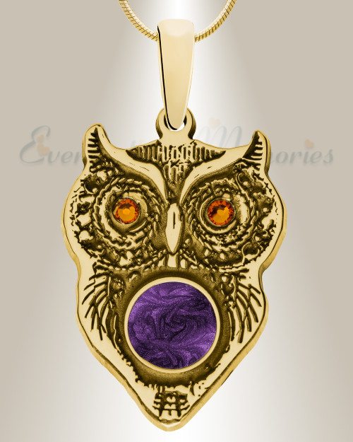 Gold Owl Necklace #depopamplified - Depop