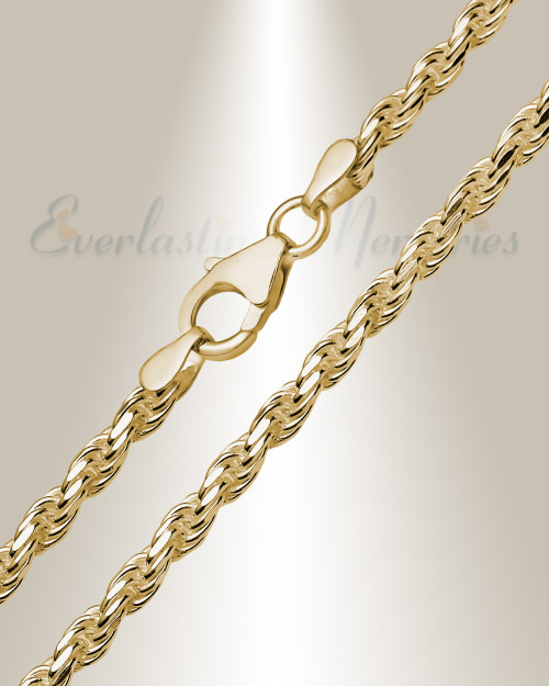 Men's Gold Plated Upgraded Rope Chains