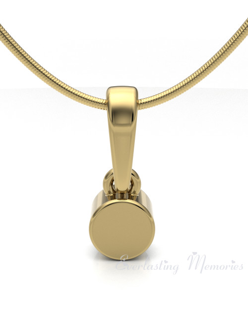 Gold Plated Small Dot Forever Sealed Memorial Jewelry