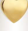 14k Gold Small Heart Pendant Memorial Locket