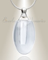 Glass Locket Clear Evermore Keepsake Urn Jewelry