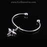 Sterling Silver Pearly Dragon Cremation Bracelet
