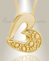 Gold Plated Tender Memory Pet Cremation Jewelry
