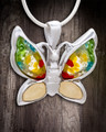 Sterling Silver Opulence Butterfly Cremation Jewelry