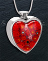 Embers of Love Heart Cremation Locket