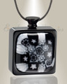 Black of Night Cremation Locket