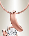 Rose Gold Blissful Moments Cremation Jewelry