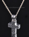 Silver Carved Cross Jewelry Pendant