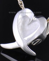 Silver Heart of Hope Jewelry Pendant