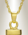 Dashing Cylinder Memorial Pendant