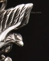 14k White Gold Stately Eagle Jewelry Pendant