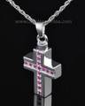 Sterling Silver Spiritual Cross Memorial Locket