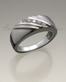 Women's Silver Soothing Ashes Cremation Ring