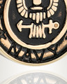 Gold Plated Navy Medal Pendant Keepsake