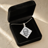 Diamond Photo Engraved Stainless Keepsake