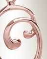Rose Gold "O" Initial Cremation Jewelry