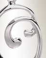 Silver "O" Initial Cremation Jewelry