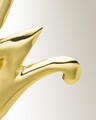Gold "W" Initial Cremation Jewelry