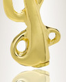 Gold "Y" Initial Cremation Jewelry