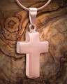 Rose Gold Faithful Cross Cremation Jewelry