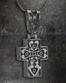 Black Loved Cross Cremation Jewelry