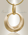 Gold Plated Encircle Cremation Jewelry