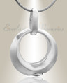 Silver Encircle Cremation Jewelry