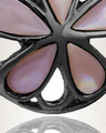 Black Blooms Cremation Jewelry