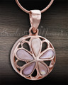 Rose Gold Blooms Cremation Jewelry