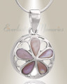 Silver Blooms Cremation Jewelry