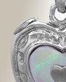 Silver Tri Heart Cremation Jewelry